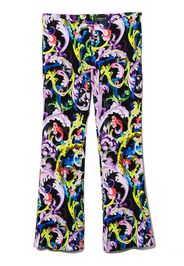 Versace Kids, MuslimShops, 5B000 BLACK GOLD - print Sandal leggings -  Versace Kids Baroccoflage