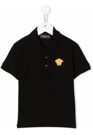 Versace Kids Polo con motivo Medusa - Nero