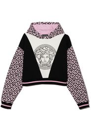 Versace Kids Felpa con stampa Medusa - Nero