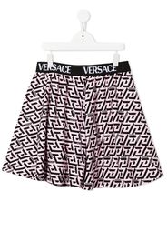 Versace Kids Shorts con stampa La Greca - Rosa