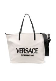 Versace Kids Borsa tote con ricamo - Toni neutri