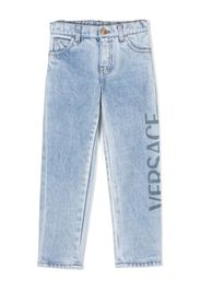 Versace Kids Jeans con stampa - Blu