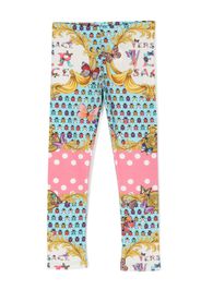 Versace Kids Butterflies-print leggings - Rosa