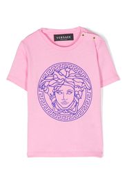 Versace Kids Medusa-print cotton T-Shirt - Rosa