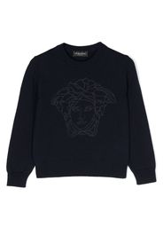 Versace Kids Medusa Head-motif jumper - Blu