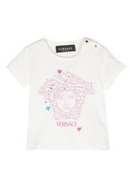 Versace Kids Medusa-print cotton T-shirt - Bianco