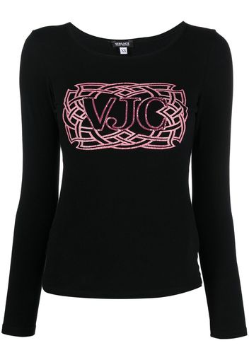 Versace Pre-Owned T-shirt con stampa Pre-owned anni 2000 - Nero