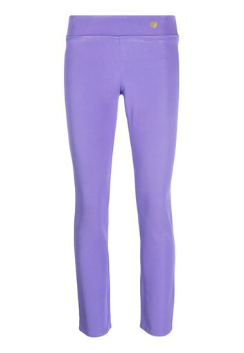 Versace Pre-Owned Leggings con applicazione logo anni 2000 - Viola