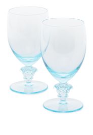 Versace Tableware Medusa glass set (474ml) - Blu