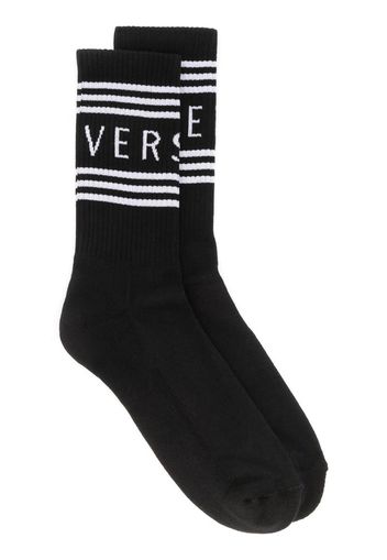 logo print socks