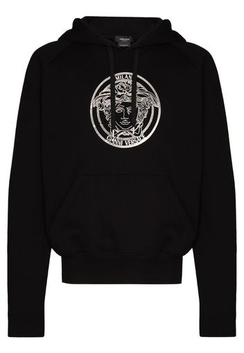 Logo Print Cotton Hoodie