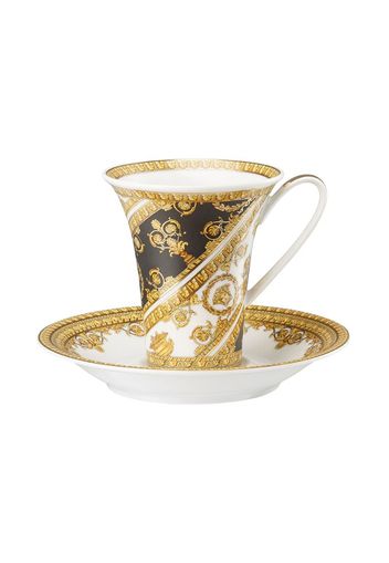 yellow I Love Baroque cup and saucer