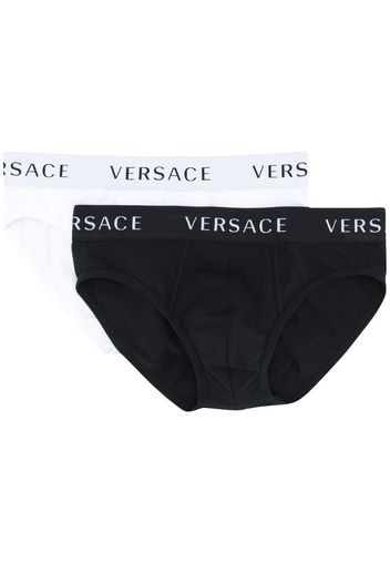 two-piece logo brief set