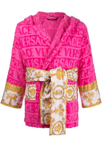 Versace Vestaglia Barocco con stampa - Rosa