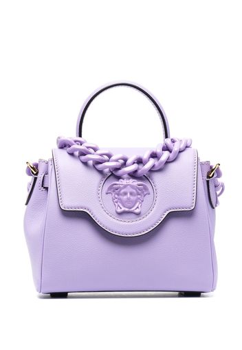 Versace small La Medusa top handle bag - Viola