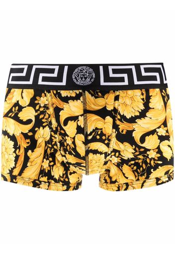 Versace Barocco-print boxer trunks - Nero