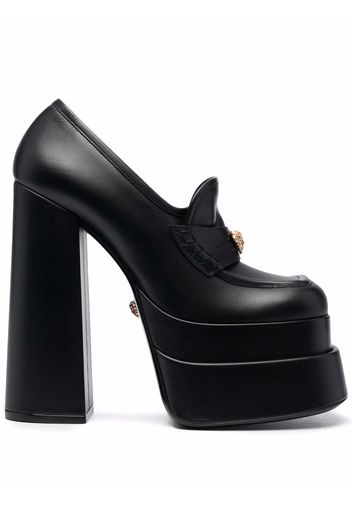 Versace Juno platform pumps - Nero