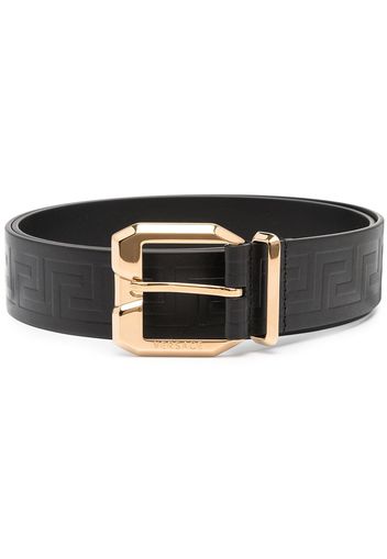 Versace La Greca leather belt - Nero