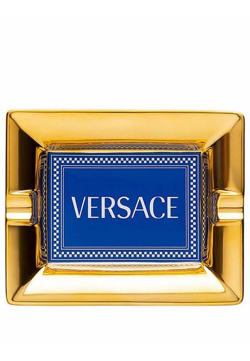 Versace logo-print porcelain ashtray - Oro