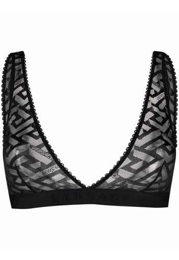 Versace La Greca triangle bra - Nero