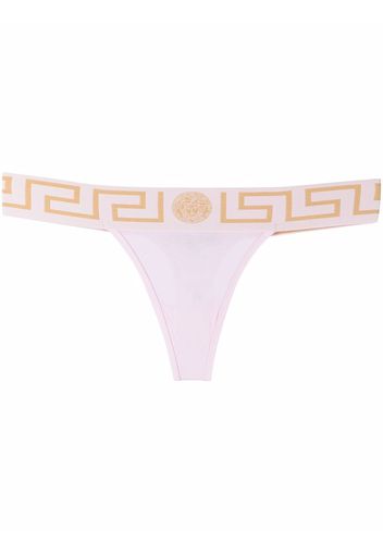 Versace Perizoma con Chiave Greca - Rosa