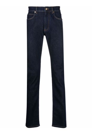 Versace mid-rise slim-fit jeans - Blu