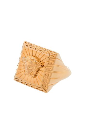 Versace Anello Medusa Head quadrato - Oro