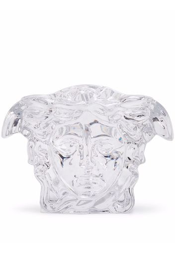 Versace Vaso Medusa Grande con cristalli - Bianco