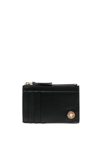 Versace Portafoglio con zip piccolo - Nero