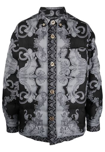 Versace Barocco print jacket - Nero