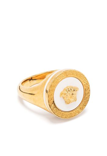 Versace Anello Medusa con placca - Oro