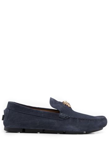 Versace Medusa plaque loafers - Blu