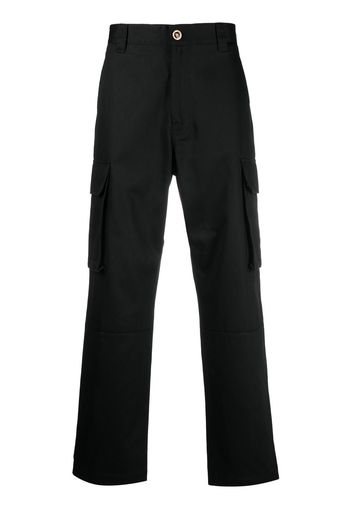 Versace straight-leg cargo trousers - Nero