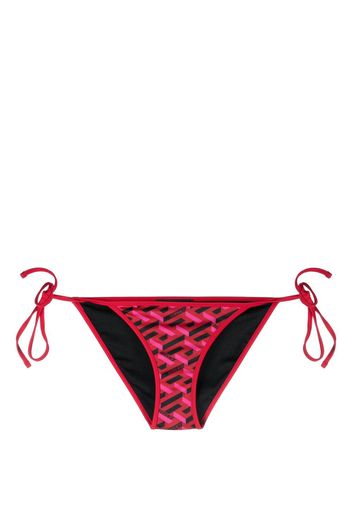 Versace graphic-print bikini bottoms - Rosso