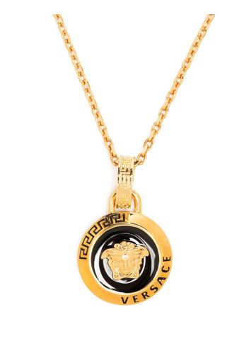 Versace Medusa pendant necklace - 4J120 GOLD BLACK