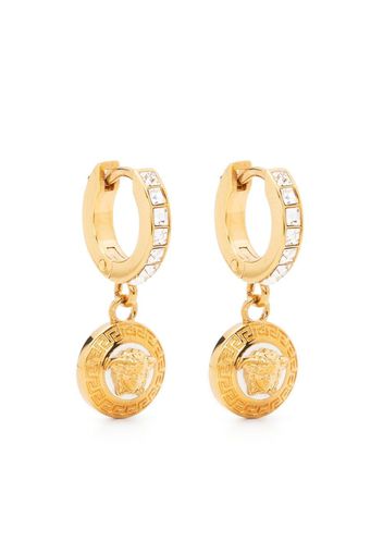 Versace Medusa-embellished hoop earrings - Oro