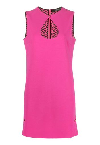 Versace Abito con dettagli cut-out - Rosa