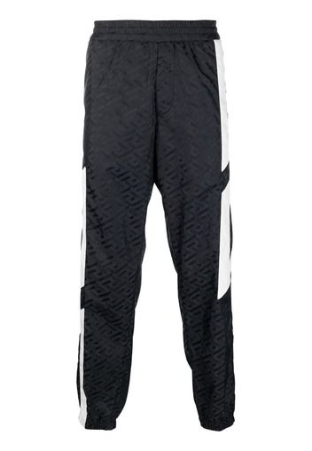 Versace logo-print track pants - Nero