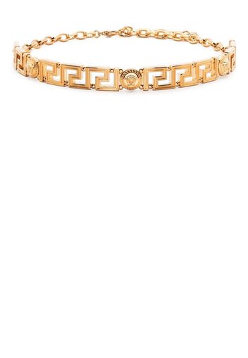 Versace Medusa plaque brass choker - Oro