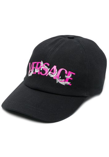 Versace Cappello da baseball con stampa - Nero
