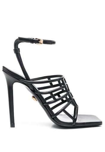 Versace cut-out detail 120mm sandals - Nero