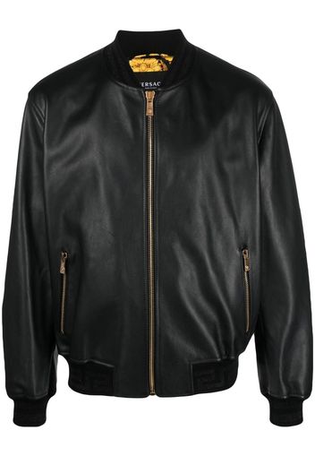 Versace Bomber con zip - Nero