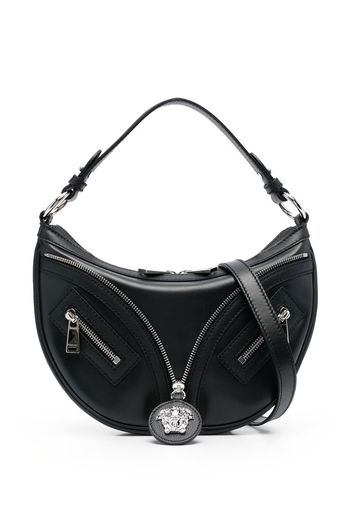 Versace Medusa zip-detail shoulder bag - Nero