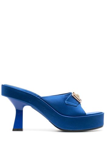 Versace Medusa Biggie 110mm slip-on sandals - Blu