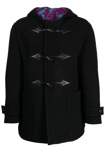 Versace hooded duffle coat - Nero