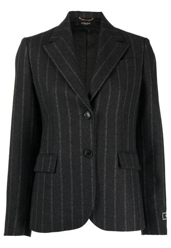 Versace Blazer Ges gessato - Nero