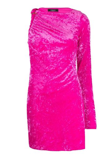 Versace rolled velvet minidress - Rosa