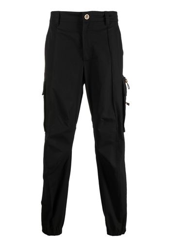 Versace slim-cut cargo trousers - Nero