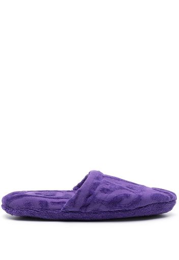 Versace Slippers con logo - Viola