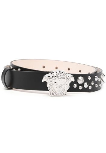 Versace Medusa studded belt - Nero